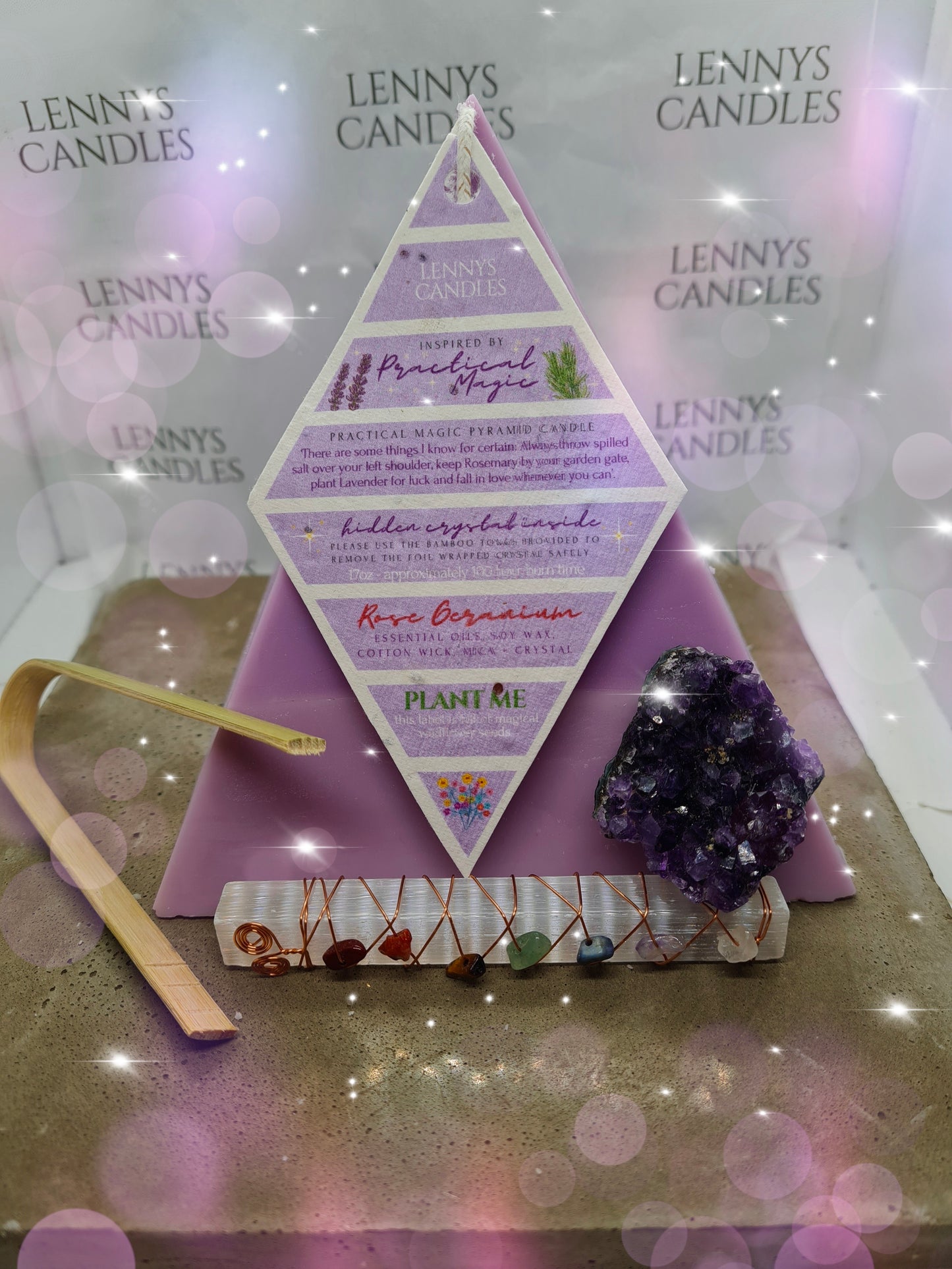 ‘Practical Magic’ Pyramid Candle Set