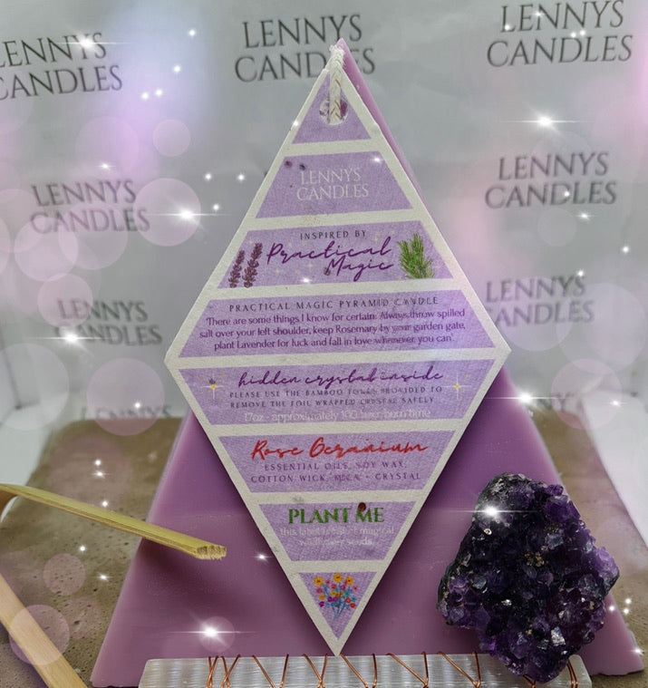 ‘Practical Magic’ Pyramid Candle Set