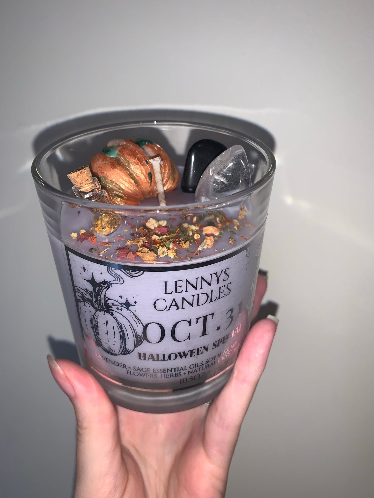 OCTOBER. 31 🎃 ‘Wish/Spell Jar’ Halloween Candle