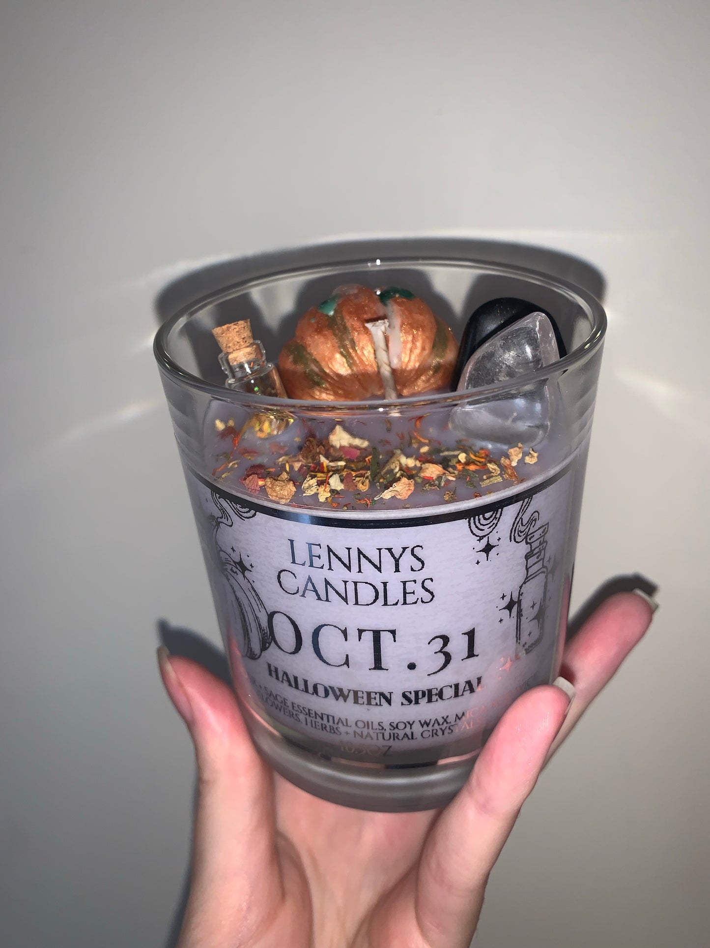 OCTOBER. 31 🎃 ‘Wish/Spell Jar’ Halloween Candle