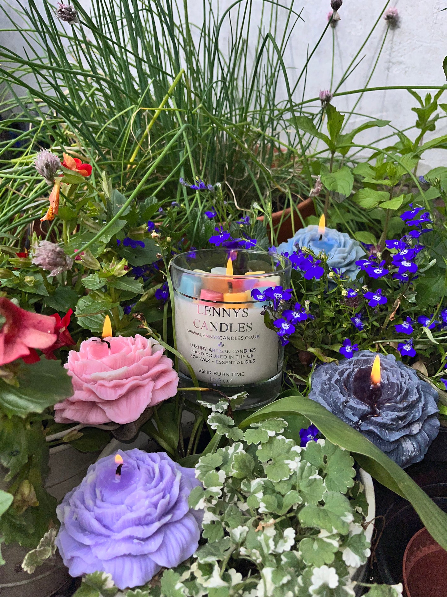 Peony Petal Candle