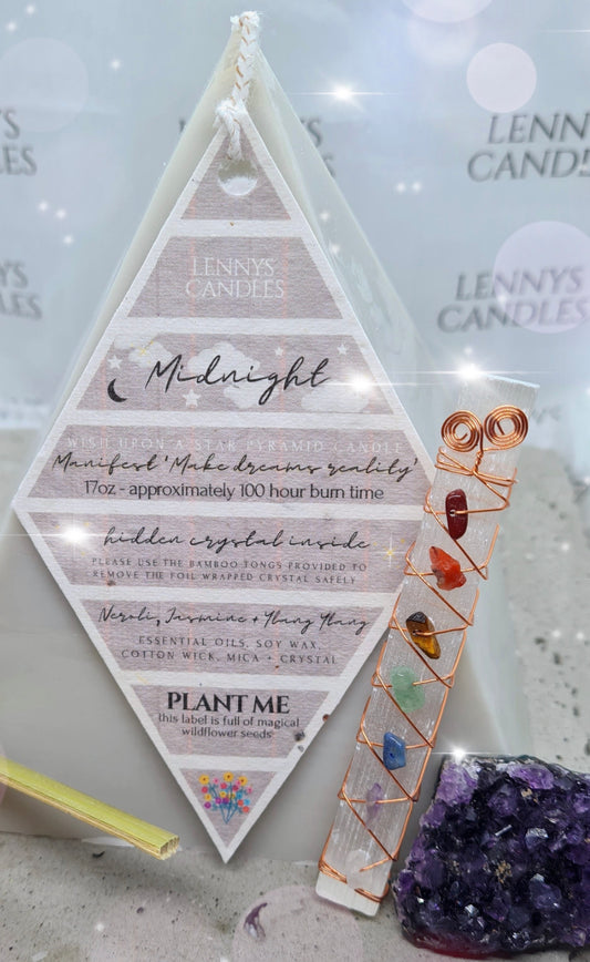 Midnight Pyramid Candle Set