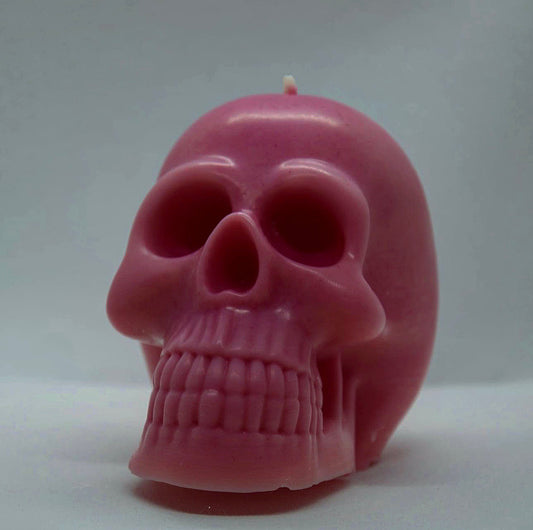 Large Skull Candle