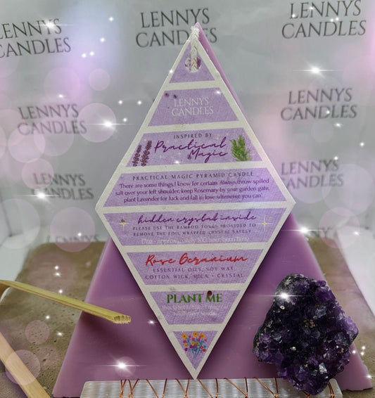 ‘Practical Magic’ Pyramid Candle Set